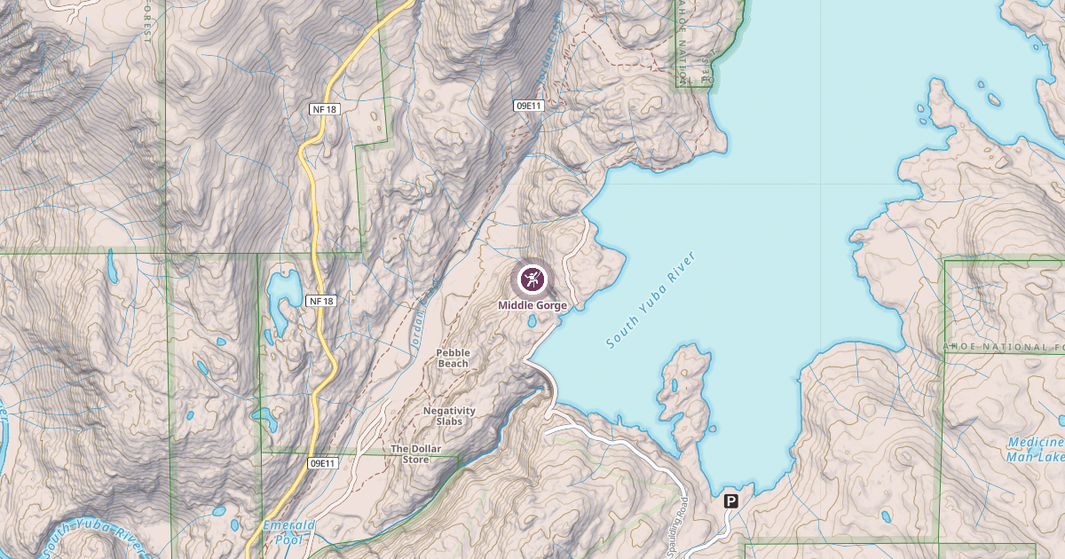 Map preview of Middle Gorge