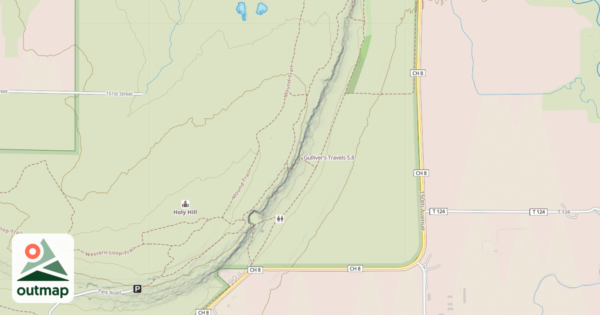 Map of Gulliver's Travels