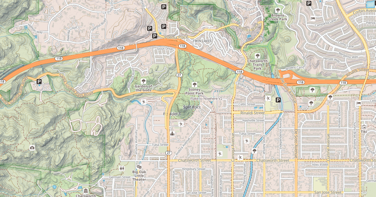 Map preview of Flake to Nowhere