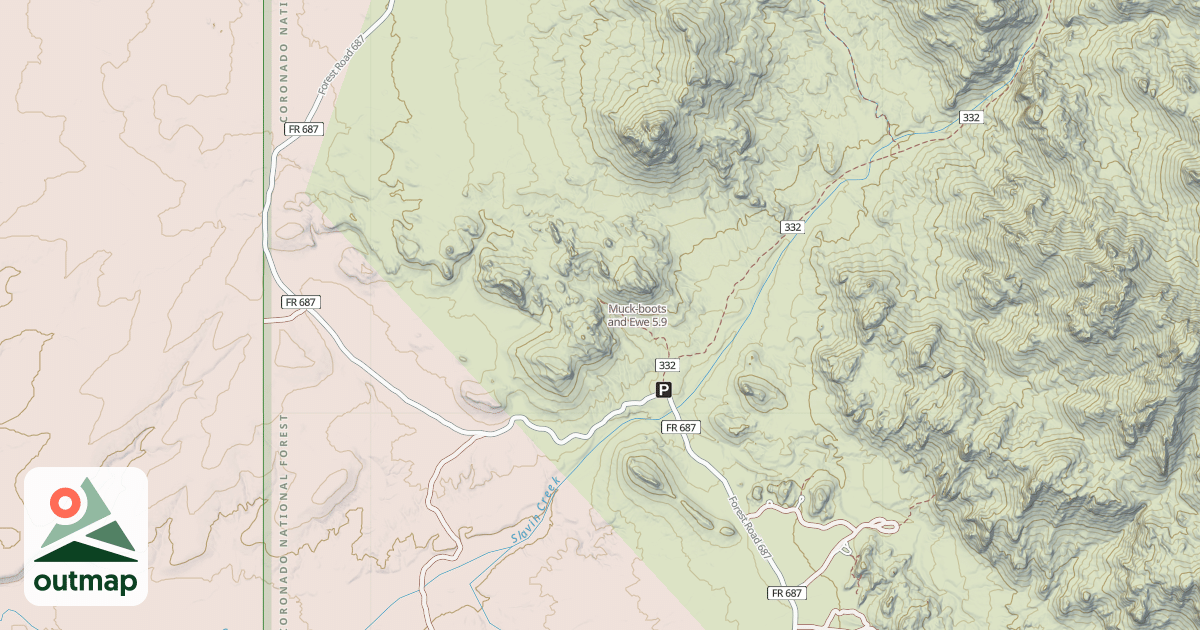 Map of Muck-boots and Ewe