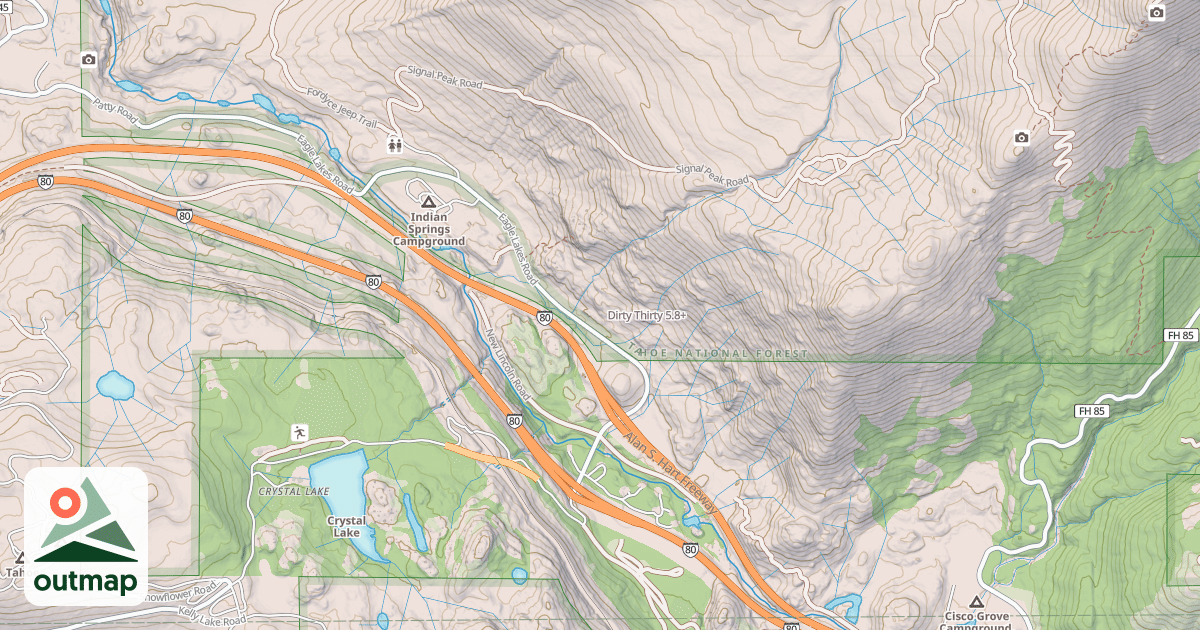 Map of Dirty Thirty