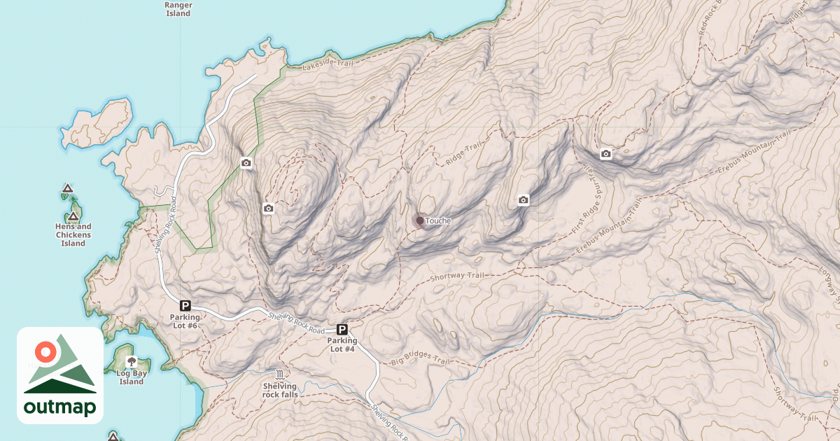 Map of Touche