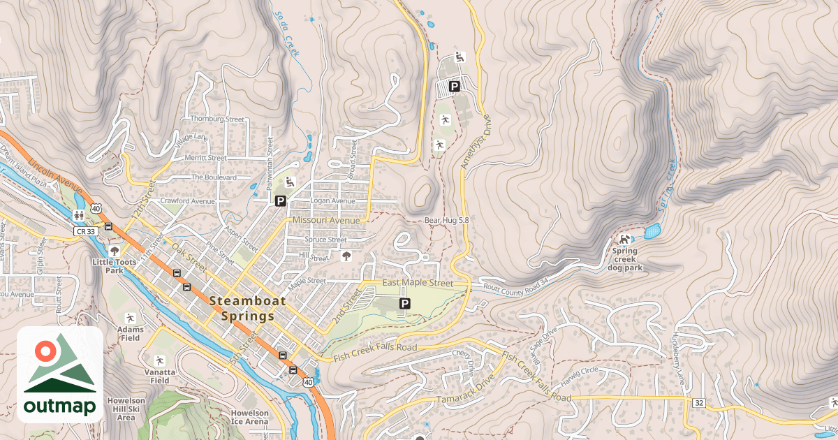 Map of Bear Hug