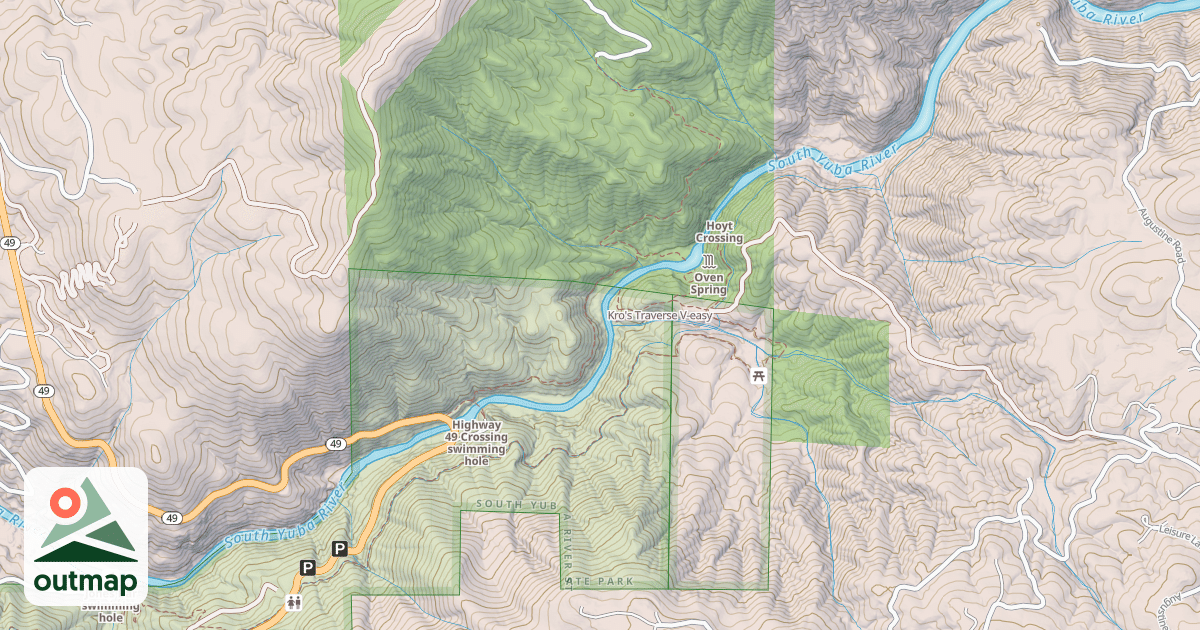 Map of Kro's Traverse