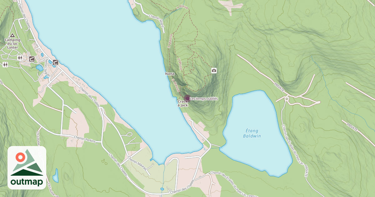 Map of Les temps oubliés