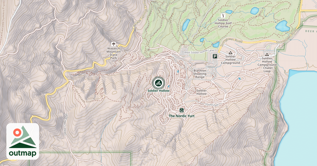 Map of Soldier Hollow