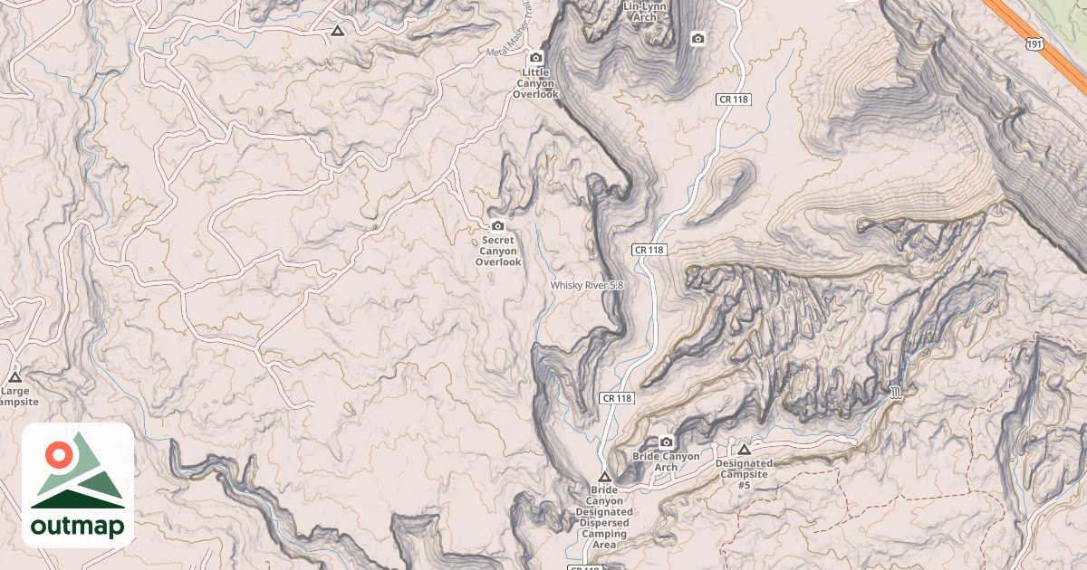 Map of Whisky River