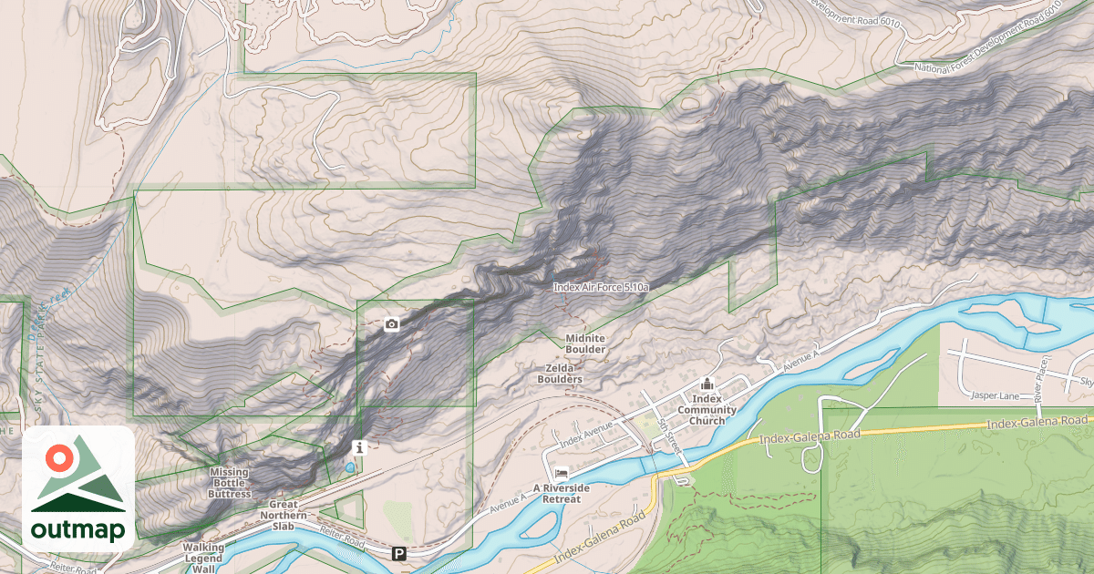 Map of Index Air Force