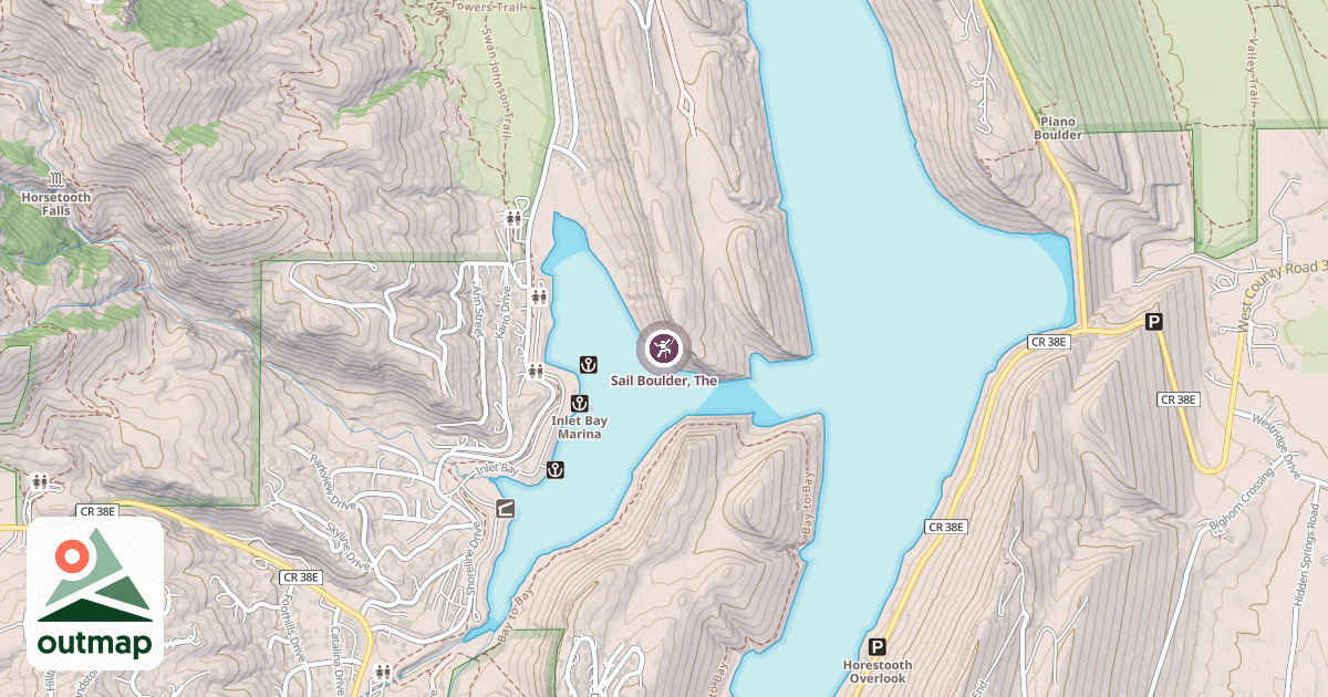 Map of Sail Boulder, The