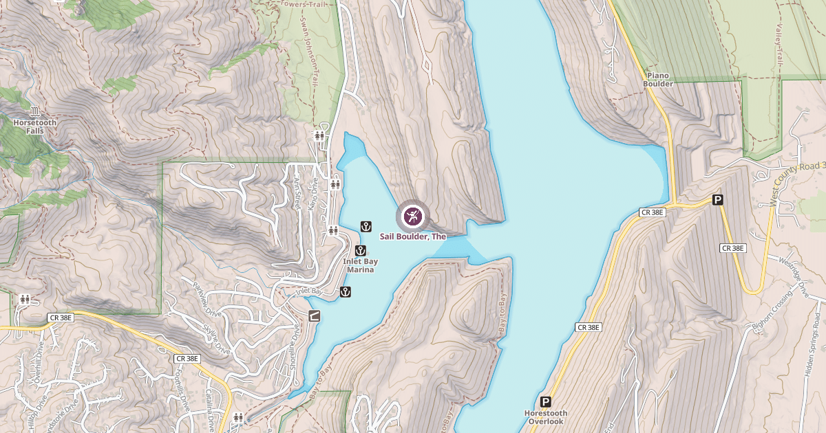 Map preview of Sail Boulder, The