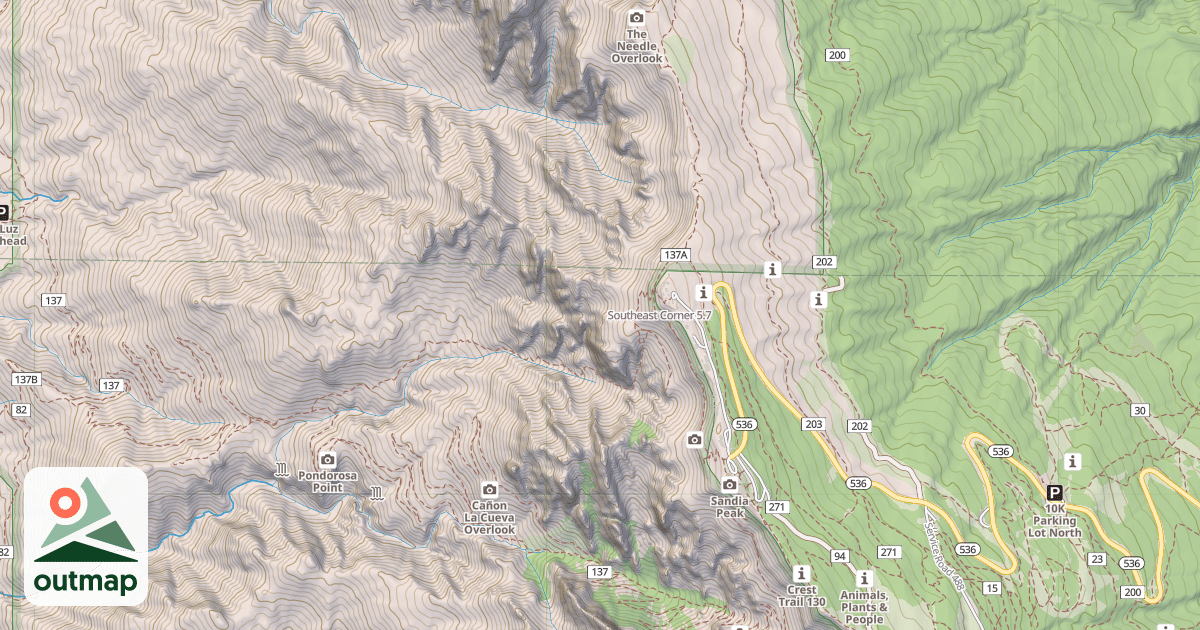 Map of Southeast Corner