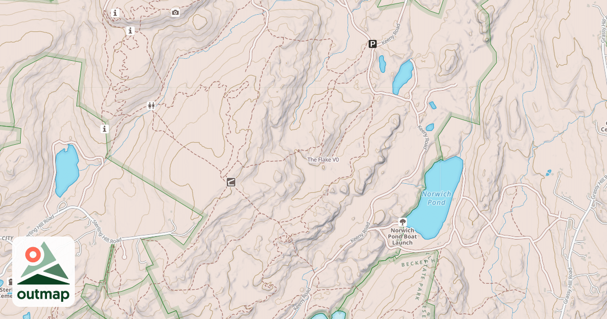 Map of The Flake