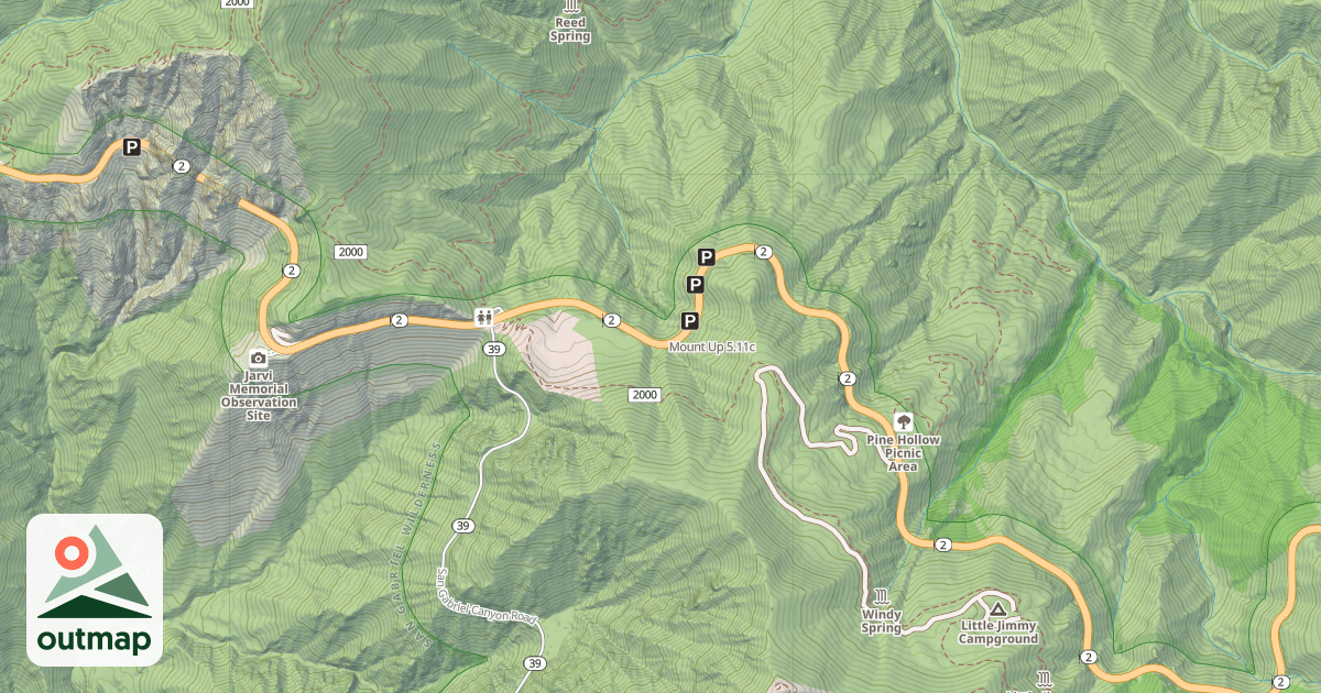 Map of Mount Up