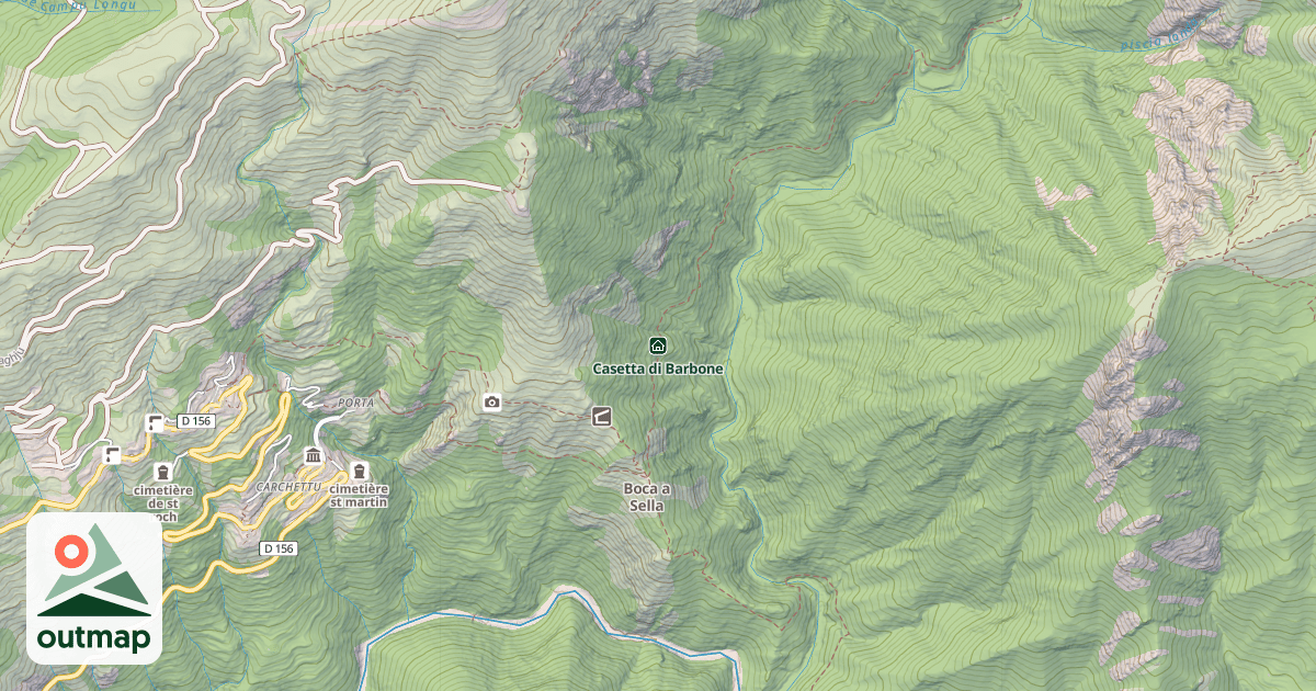 Map of Casetta di Barbone