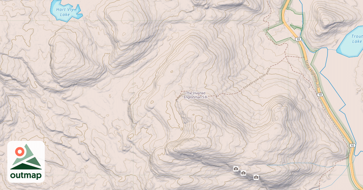 Map of The Inverted Englishman