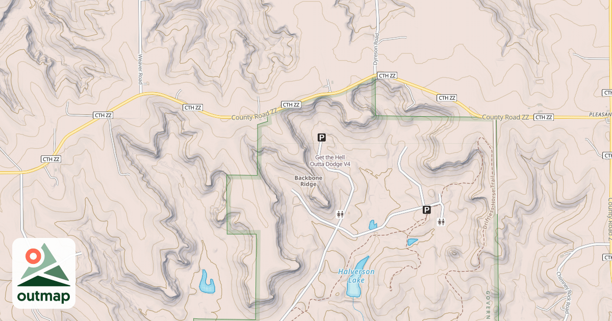 Map of Get the Hell Outta Dodge