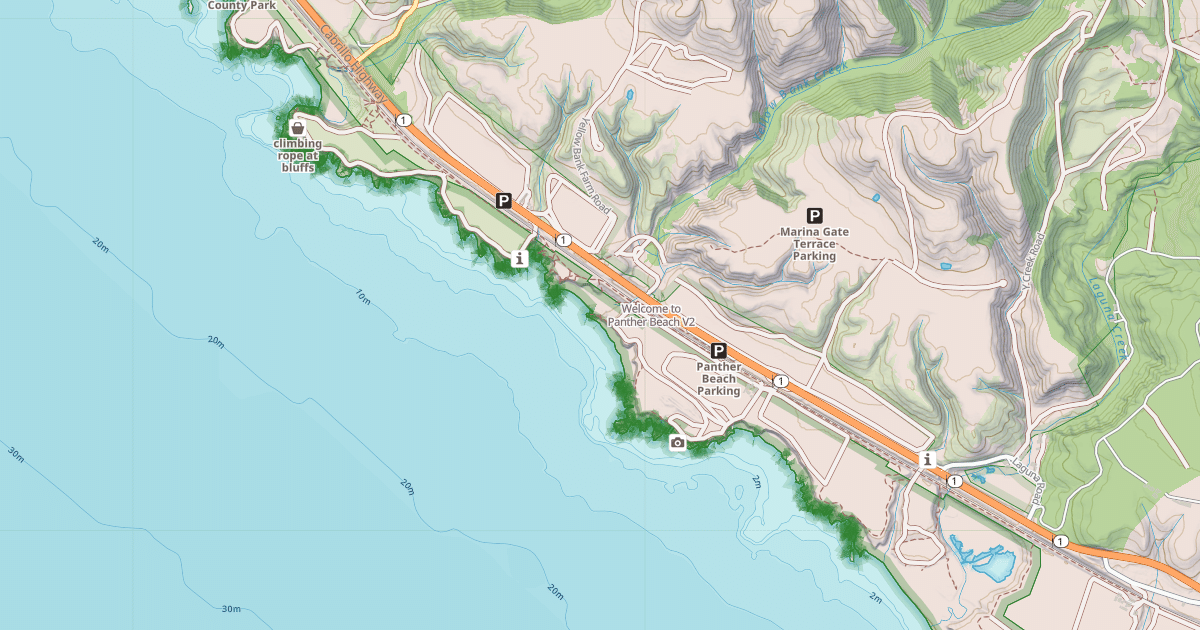 Map preview of Welcome to Panther Beach