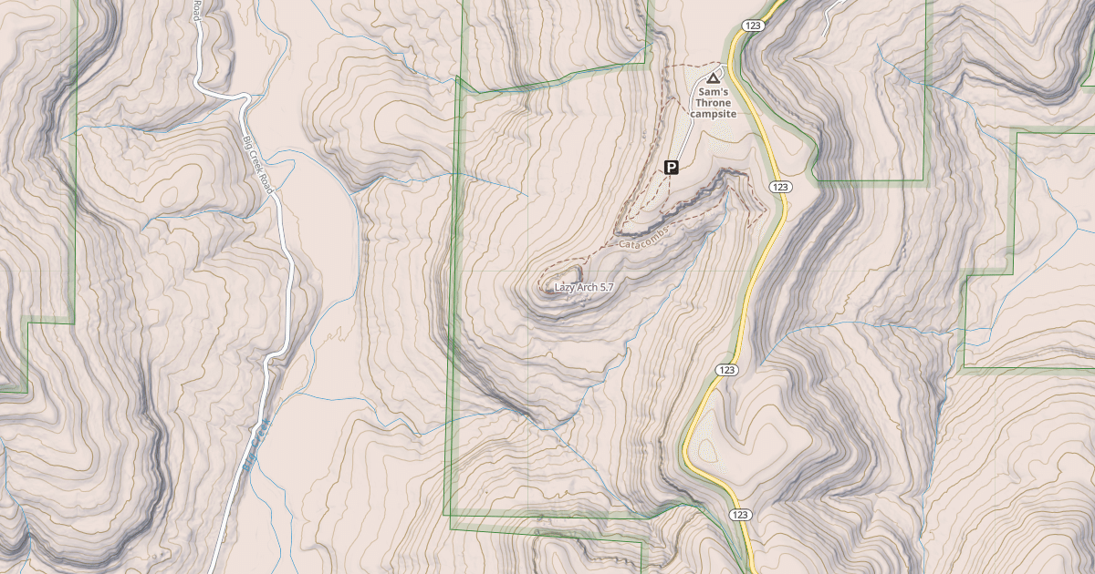 Map preview of Lazy Arch