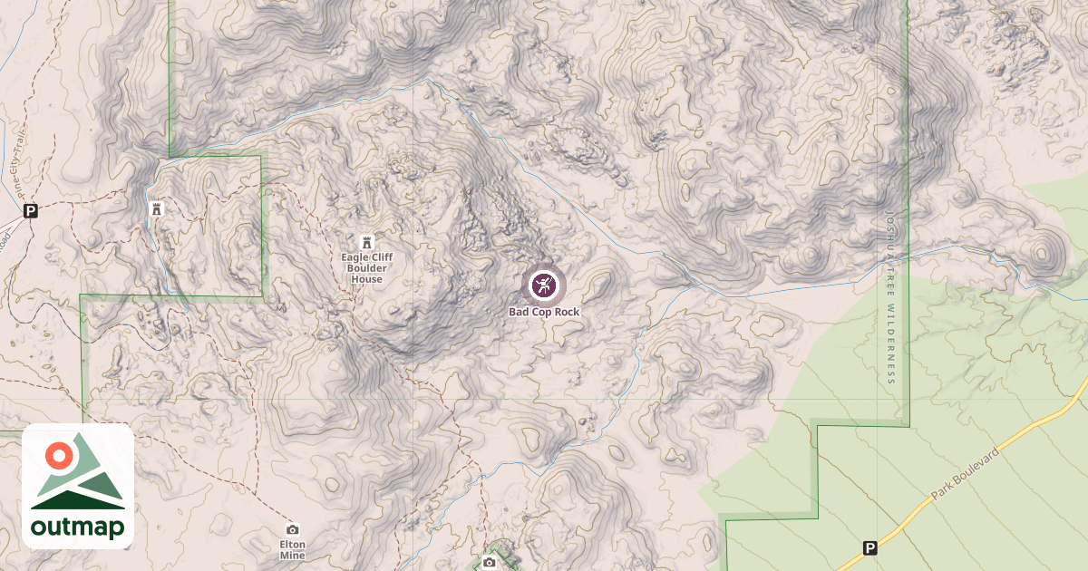 Map of Bad Cop Rock