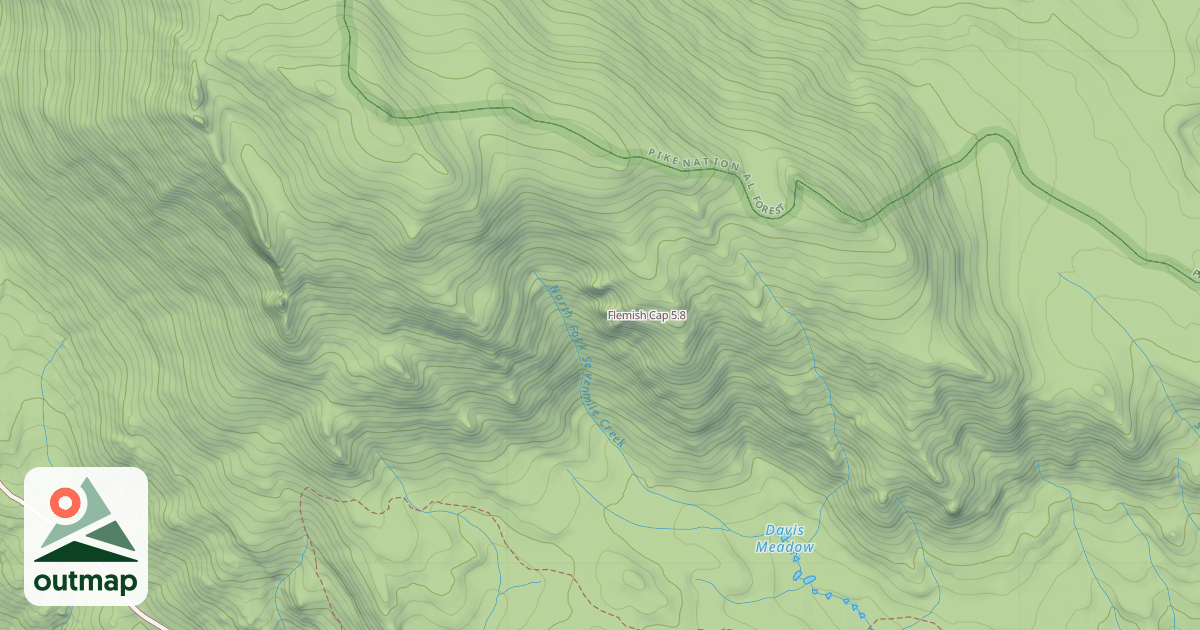 Map of Flemish Cap