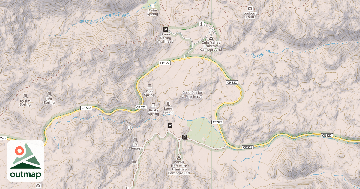 Map of Good Day for a Flogging