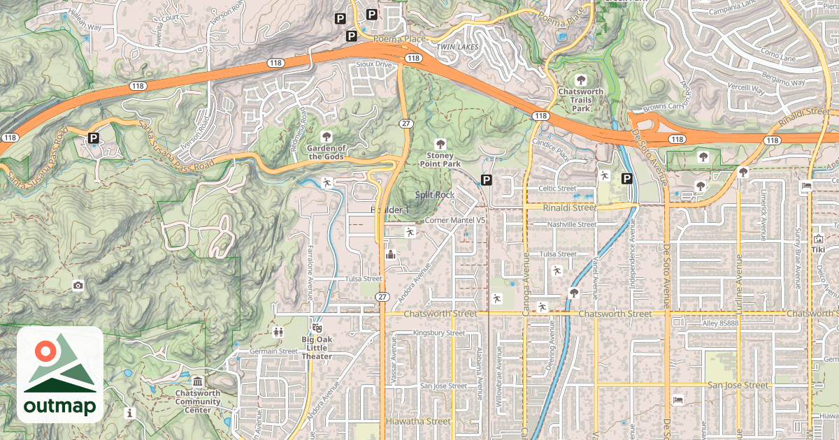 Map of Corner Mantel