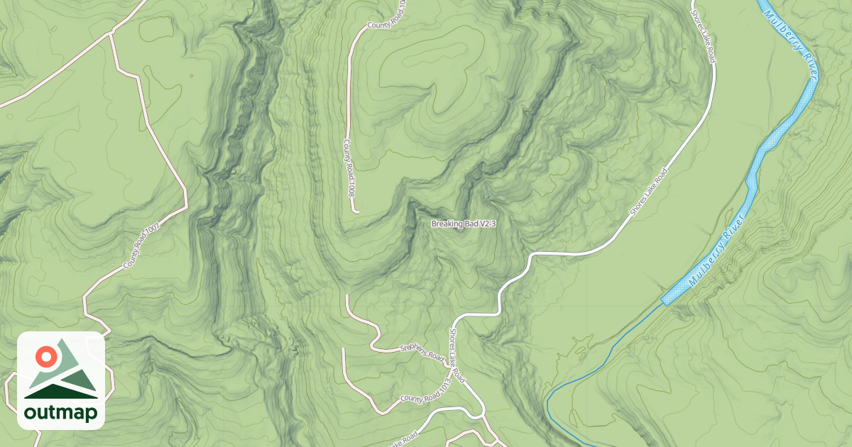 Map of Breaking Bad