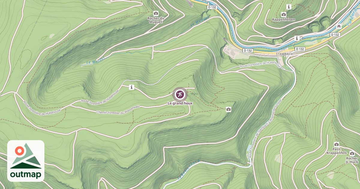 Map of Le grand houx
