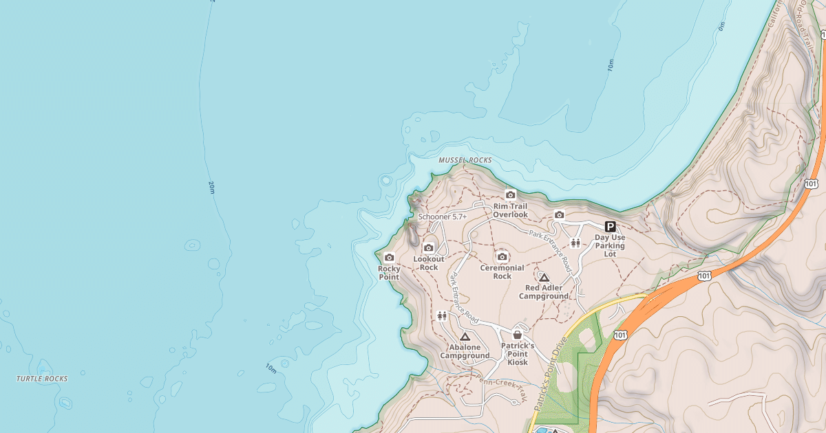 Map preview of Schooner