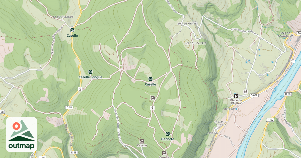 Map of Caselle