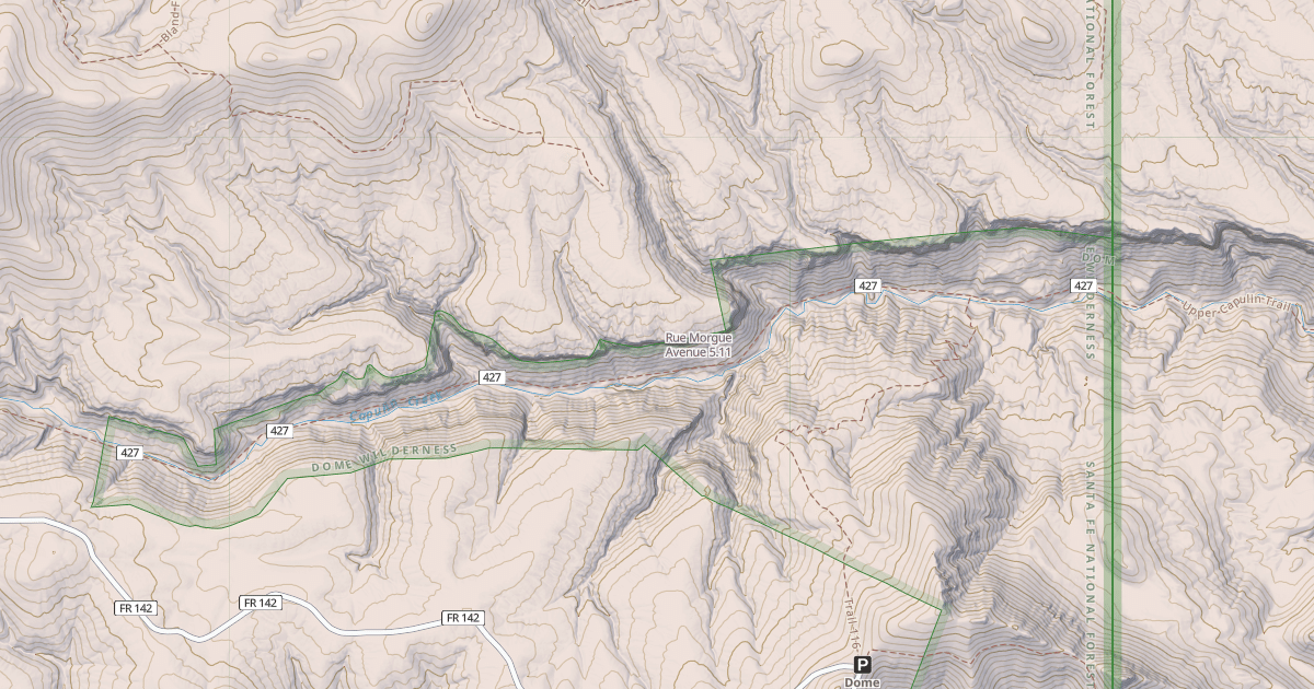 Map preview of Rue Morgue Avenue