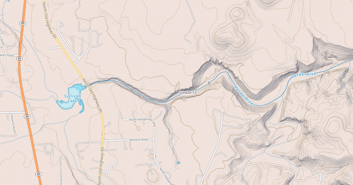 Map preview of Sidewalk