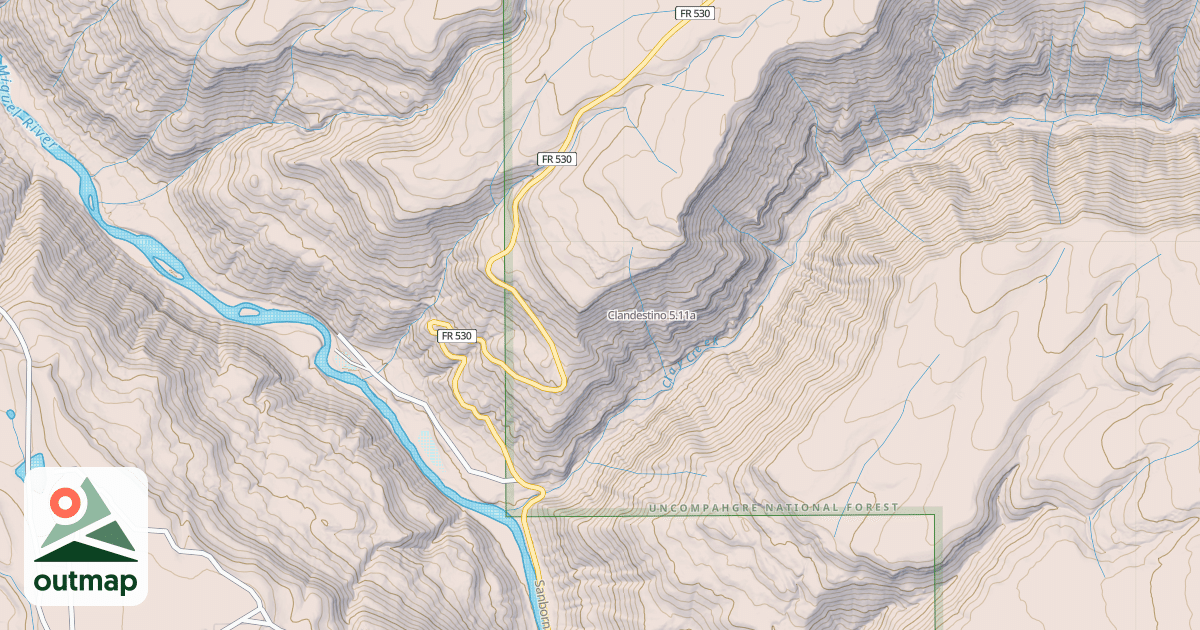 Map of Clandestino