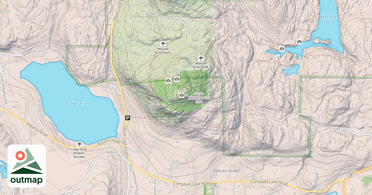 Map of Gross Misdemeanor