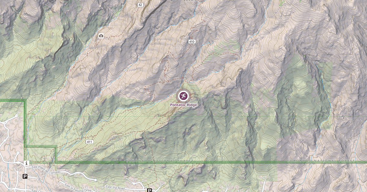 Map preview of Pontatoc Ridge