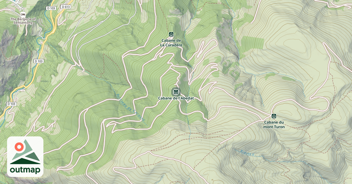 Map of Cabane de l'Abedat