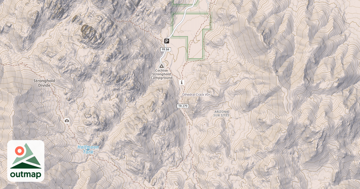 Map of Dihedral Crack