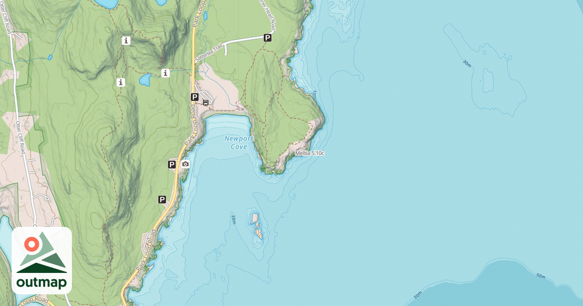 Map of Melba