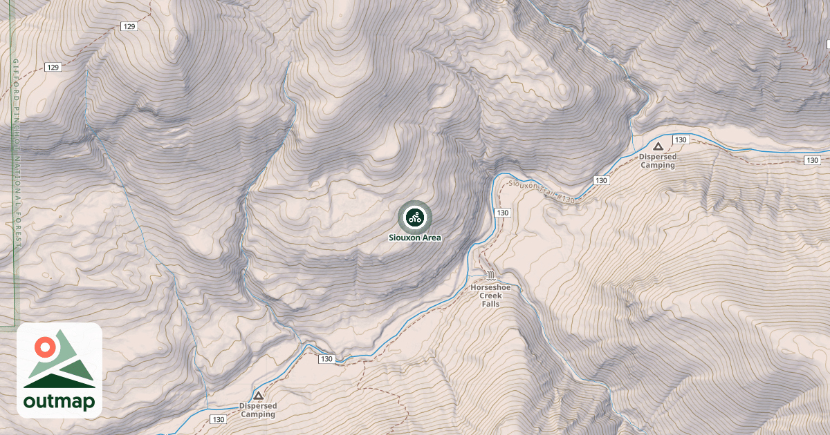 Map of Siouxon Area