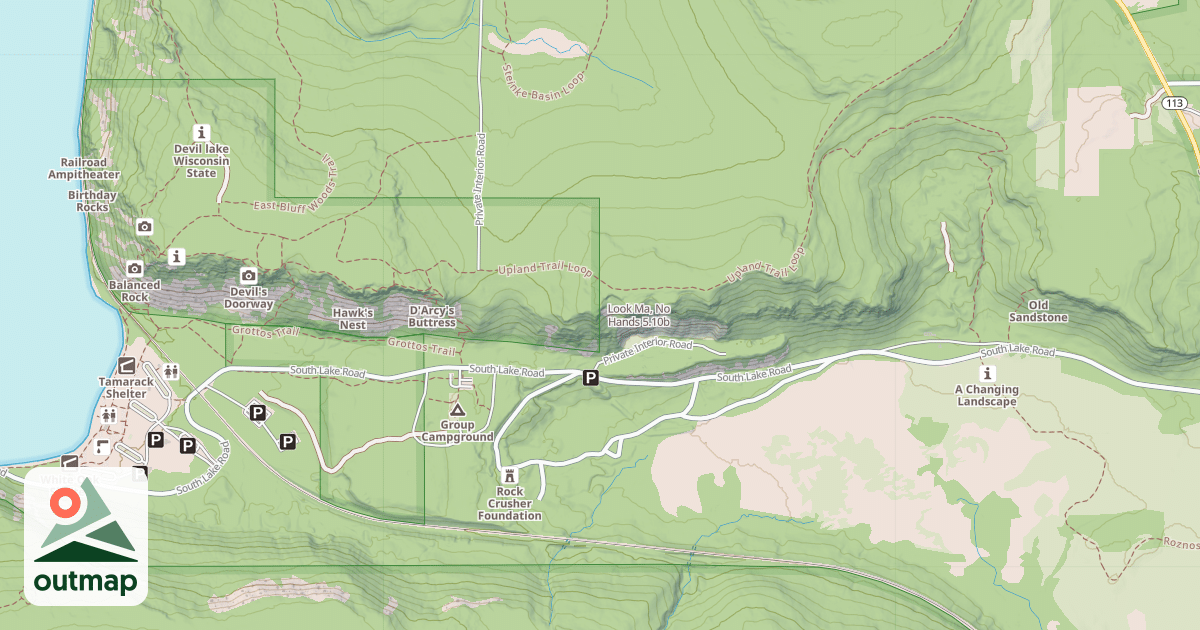 Map of Look Ma, No Hands