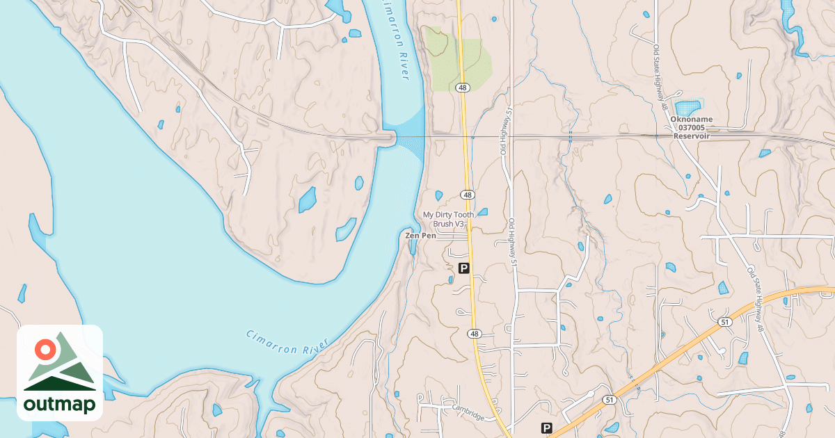 Map of My Dirty Tooth Brush