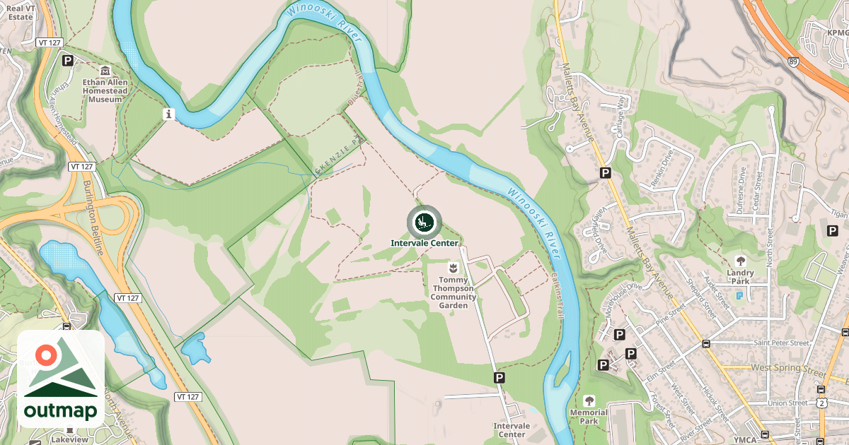 Map of Intervale Center