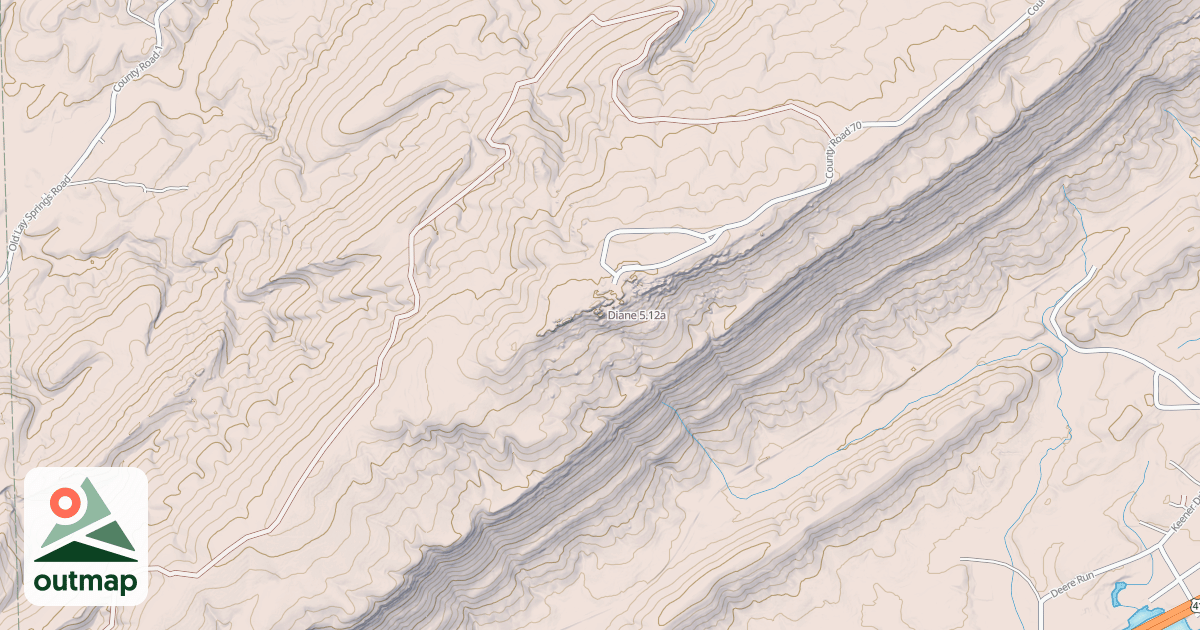 Map of Diane