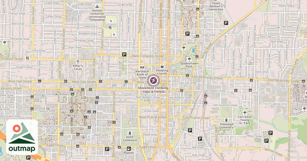 Map of Movement Climbing, Yoga, & Fitness