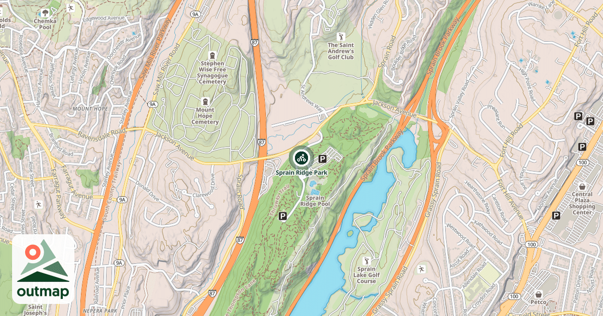 Map of Sprain Ridge Park