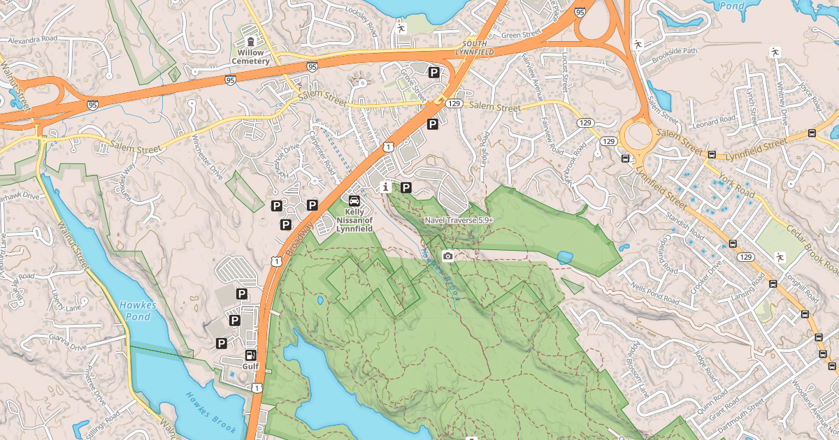 Map preview of Navel Traverse