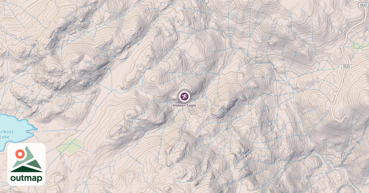 Map of Hidden Eagle