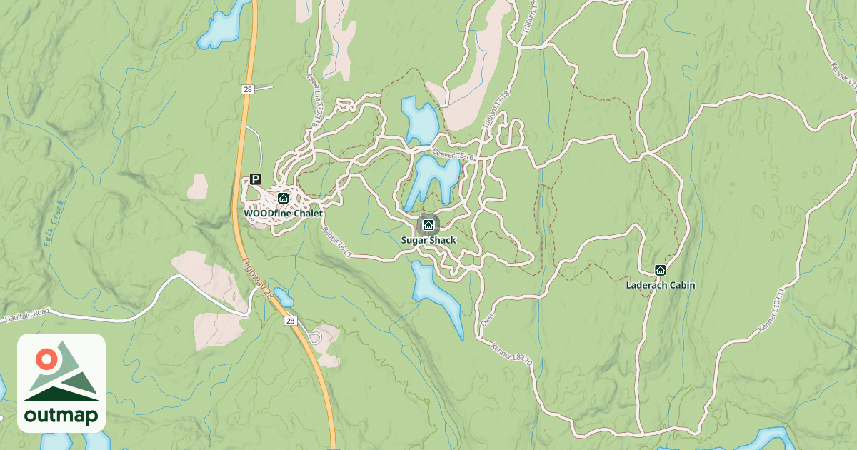 Map of Sugar Shack