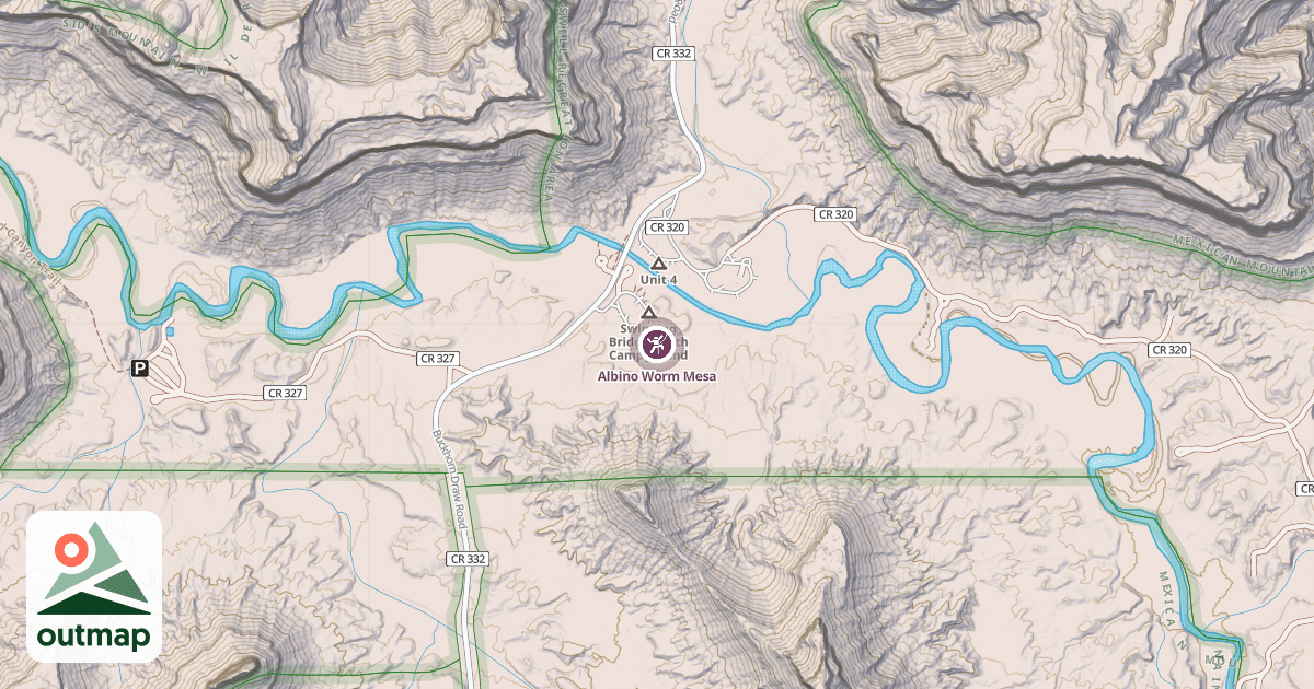 Map of Albino Worm Mesa