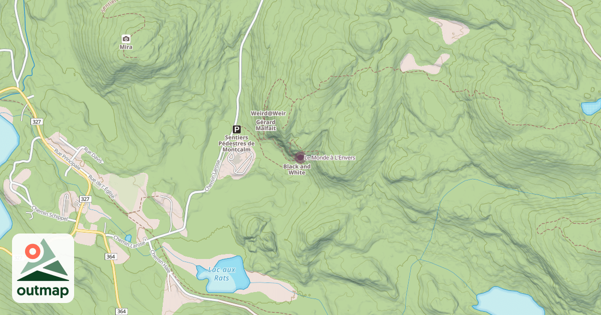Map of Le Monde à L'Envers